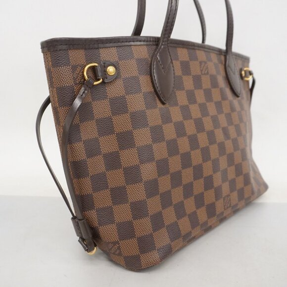 LOUIS VUITTON Authentic Brown Damier Neverfull PM Tote Bag - Picture 2 of 14